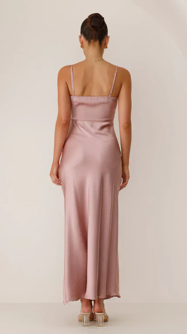 Darlene | Women’s Elegant Spaghetti-Strap Maxi Dress