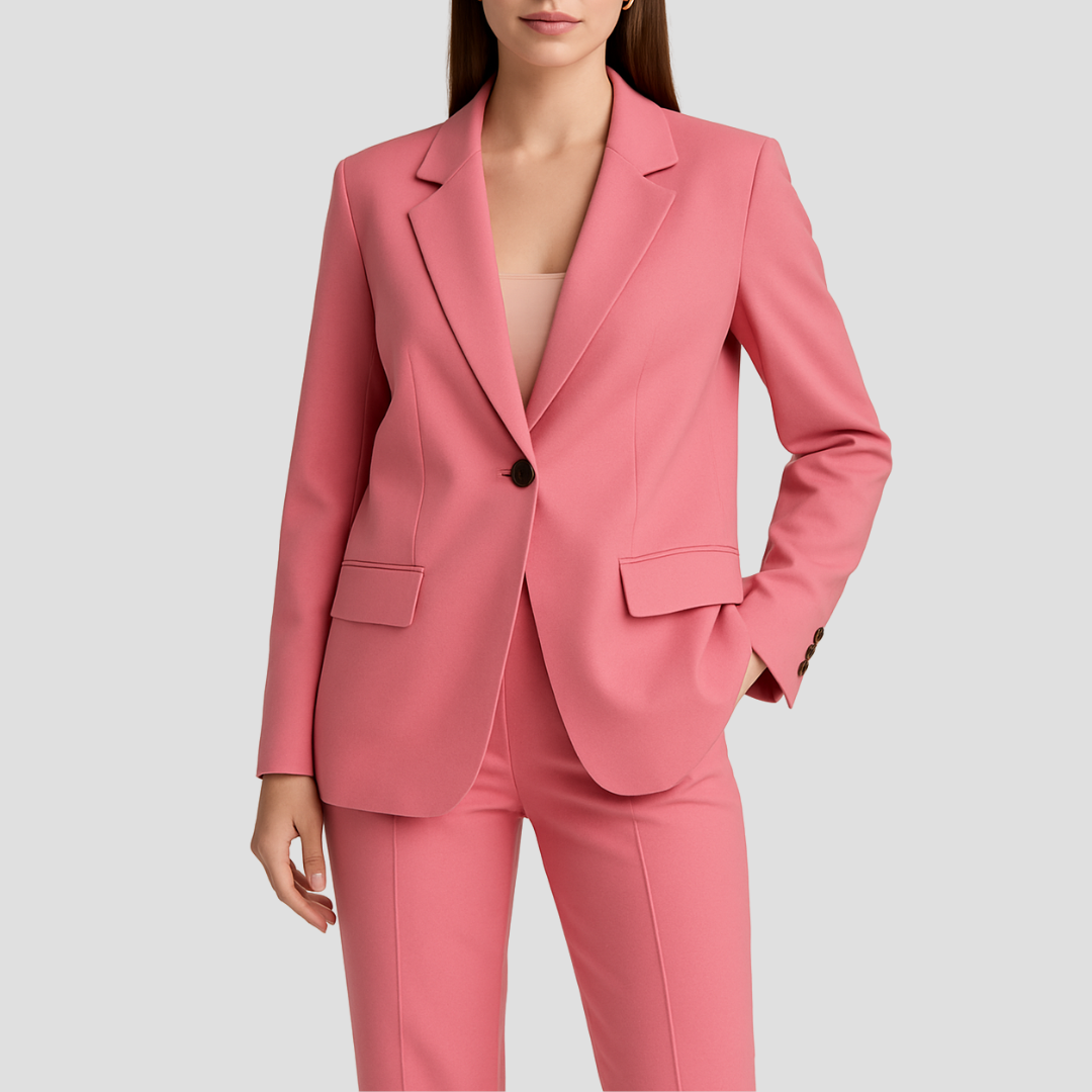 Notch Lapel Blazer for Women