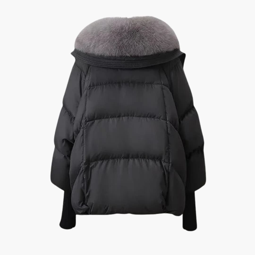 Fur Collar Puffer Jacket for Women