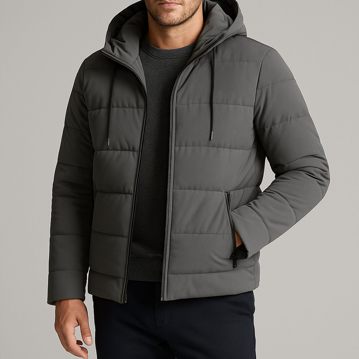 Edinburgh | Men’s Waterproof Hooded Parka – Winter Puffer Jacket