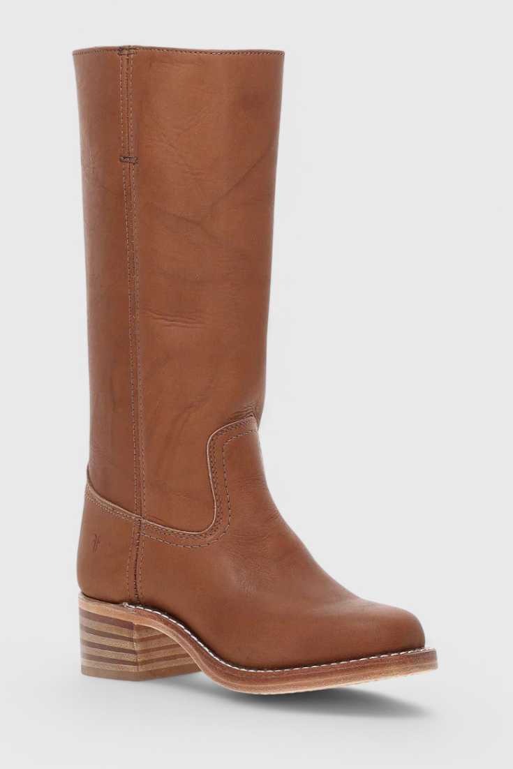 Ellaida | Women’s Leather Knee-High Heeled Boots
