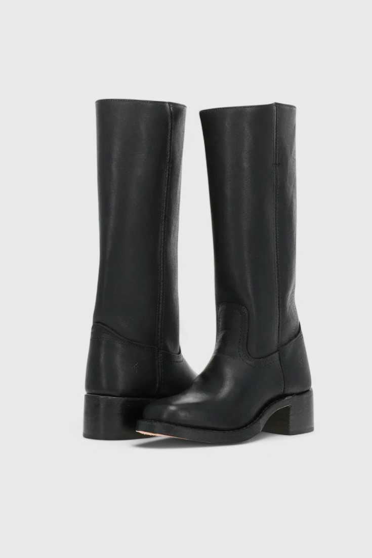 Ellaida | Women’s Leather Knee-High Heeled Boots