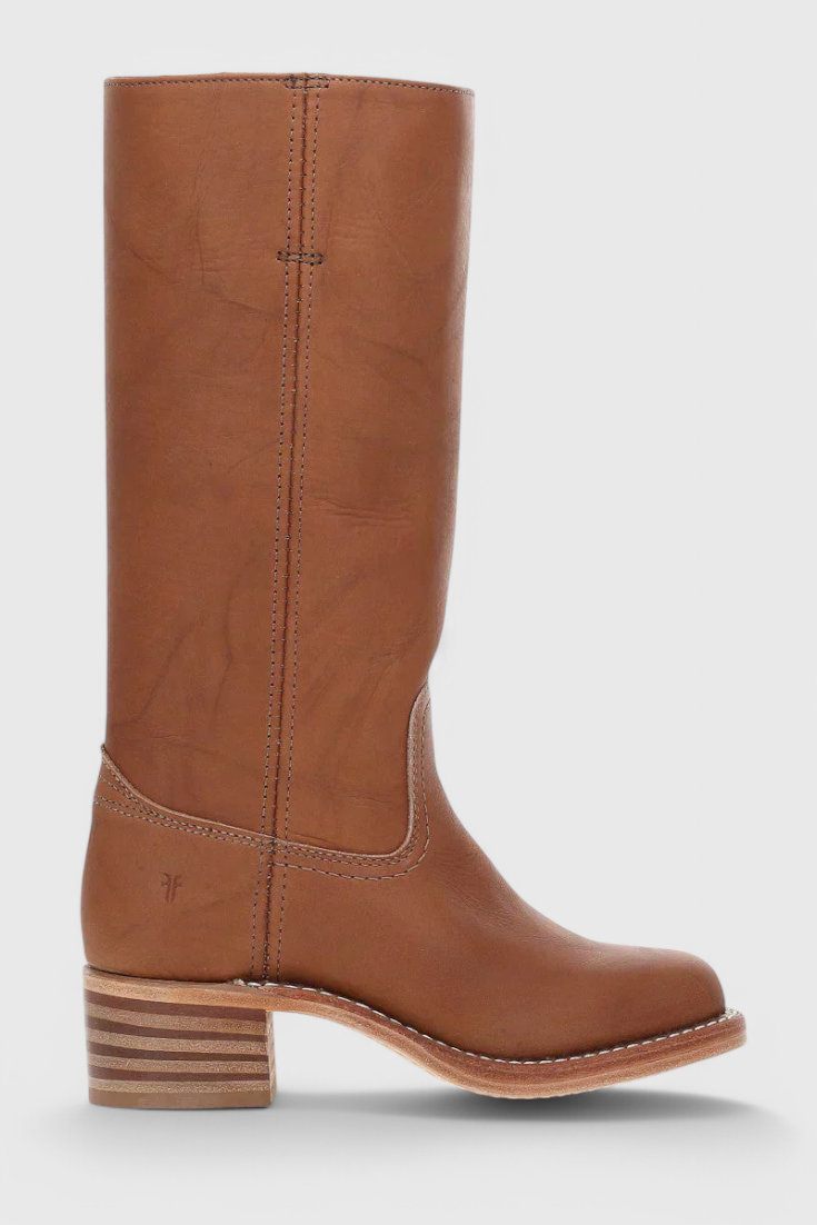 Ellaida | Women’s Leather Knee-High Heeled Boots