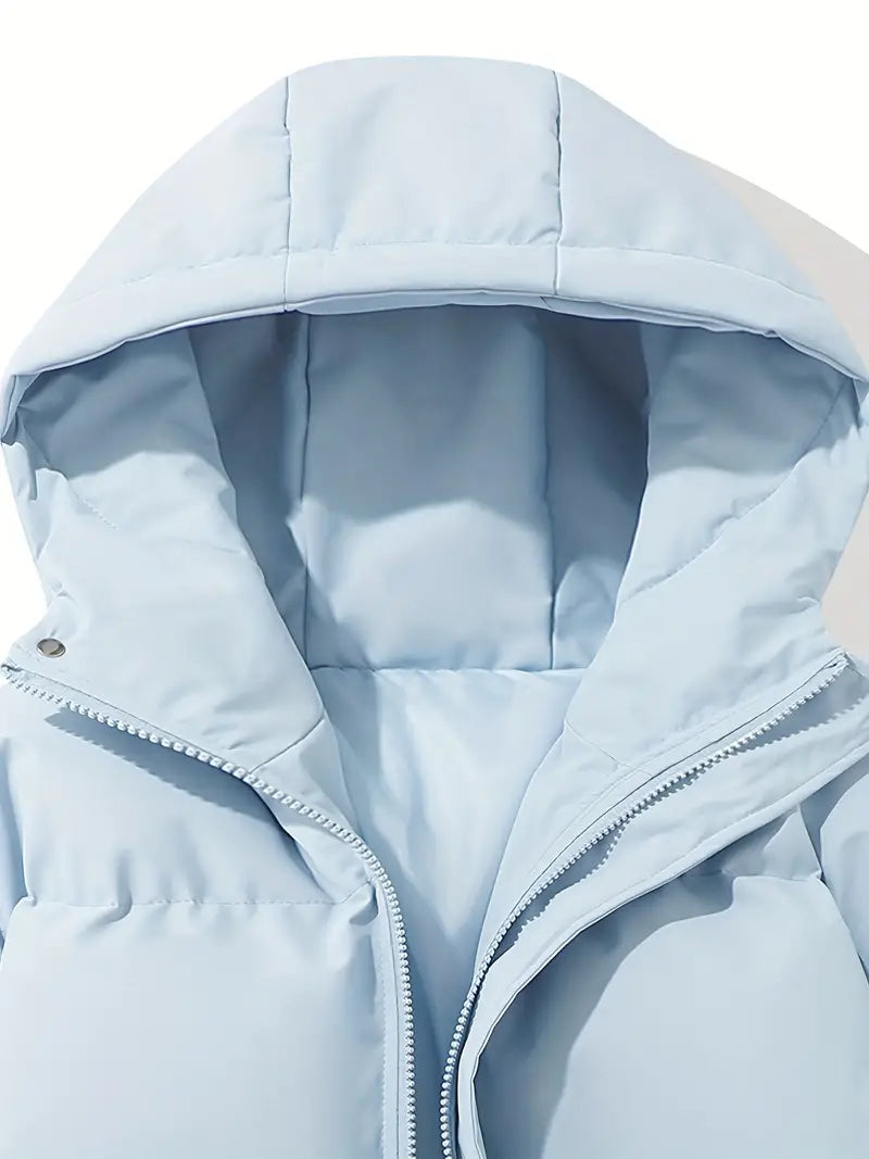 Hooded Quilted Jacket for Women