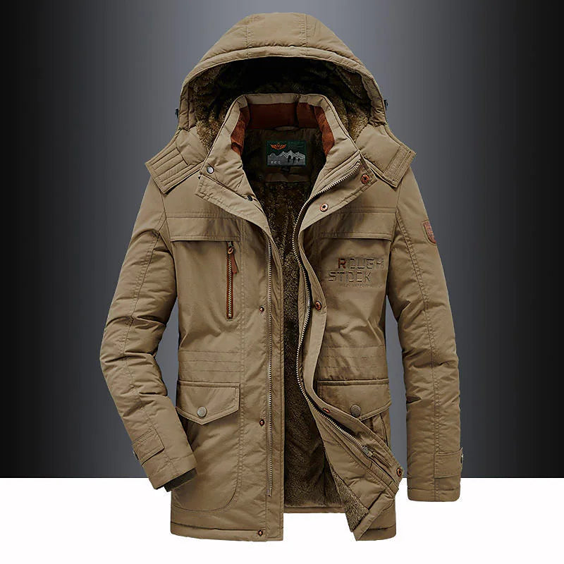 Faustino | Men’s Warm Hood Heavy-Duty Winter Jacket