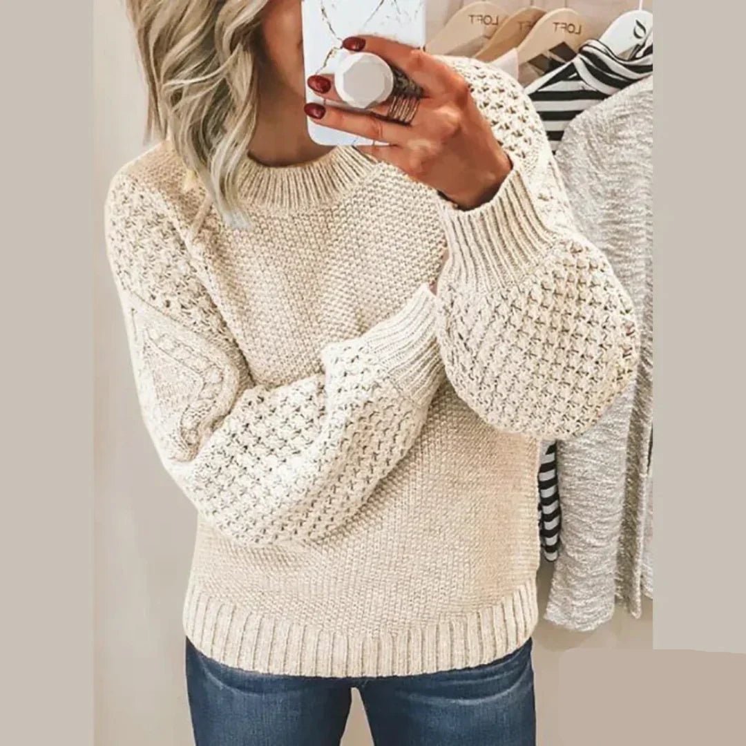 Winter Sweater for Women – Soft Cotton Blend Jumper for Comfortable Everyday Wear