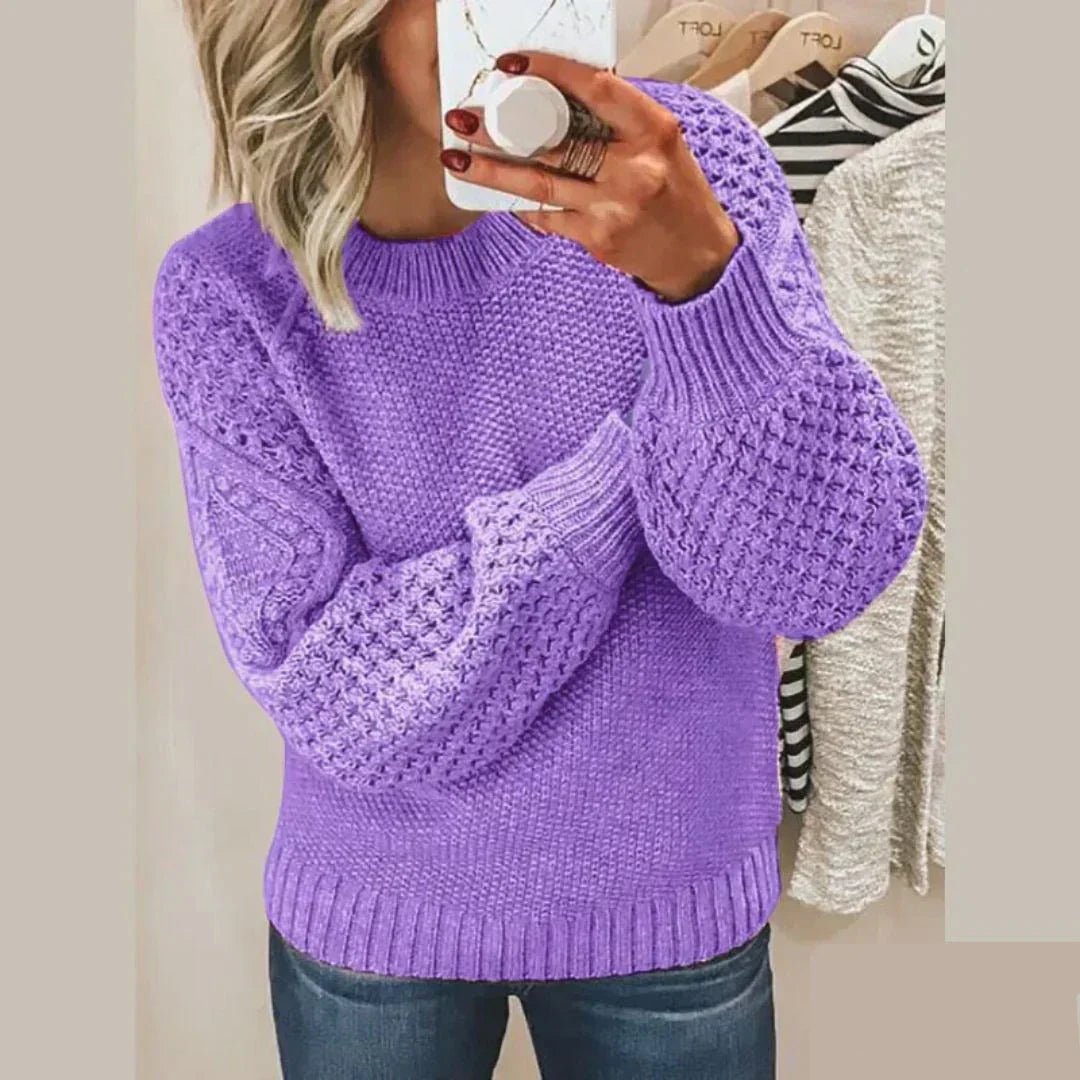 Winter Sweater for Women – Soft Cotton Blend Jumper for Comfortable Everyday Wear