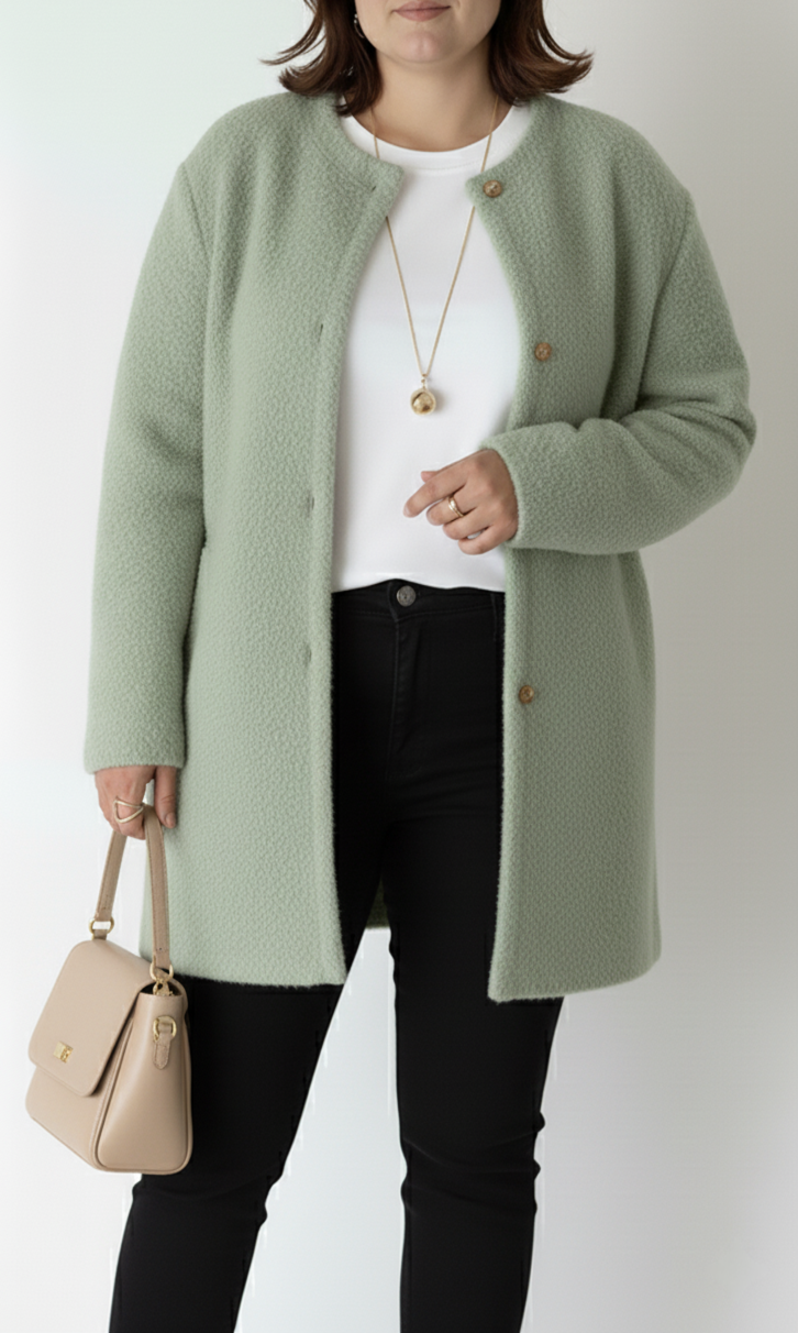 Chic Loose-Fit Knit Cardigan for Women | Plus Size Options Available
