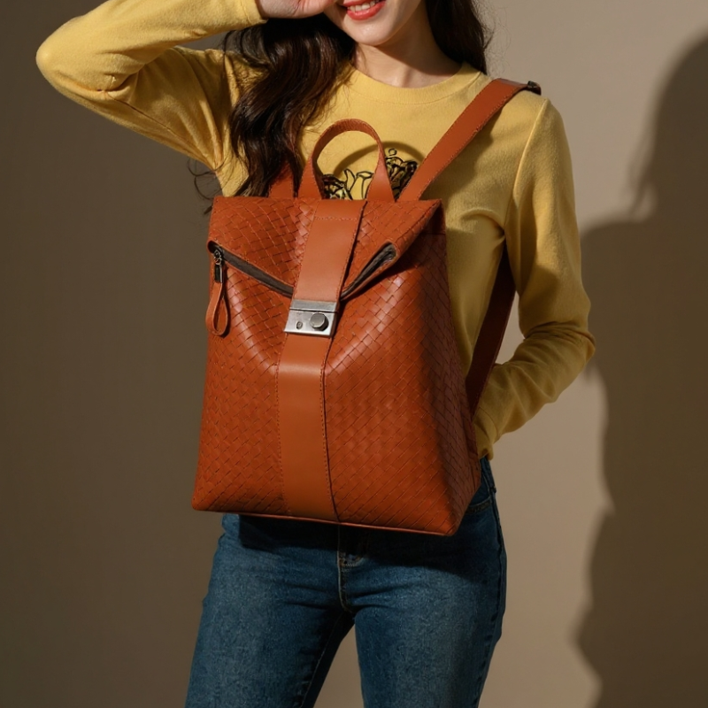 Women’s Woven Backpack – Durable Everyday Travel Rucksack