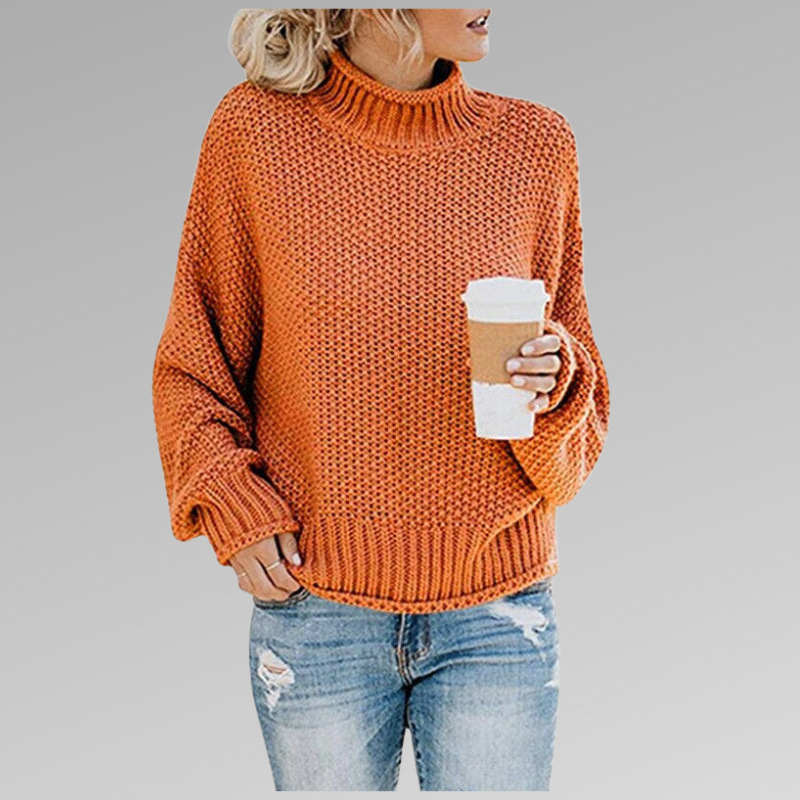 Chunky Knit Turtleneck Jumper – Warm, Cozy & Effortlessly Stylish