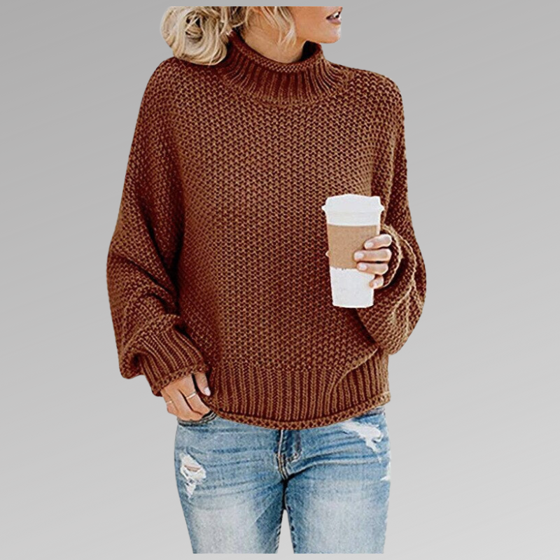 Chunky Knit Turtleneck Jumper – Warm, Cozy & Effortlessly Stylish