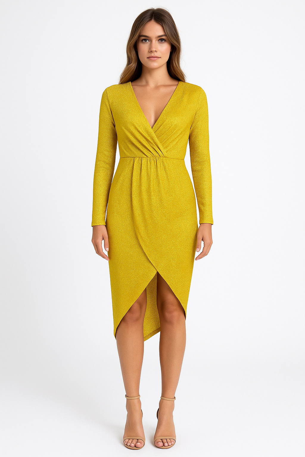 Jelly | Women’s Long-Sleeve Sequin Evening Dress