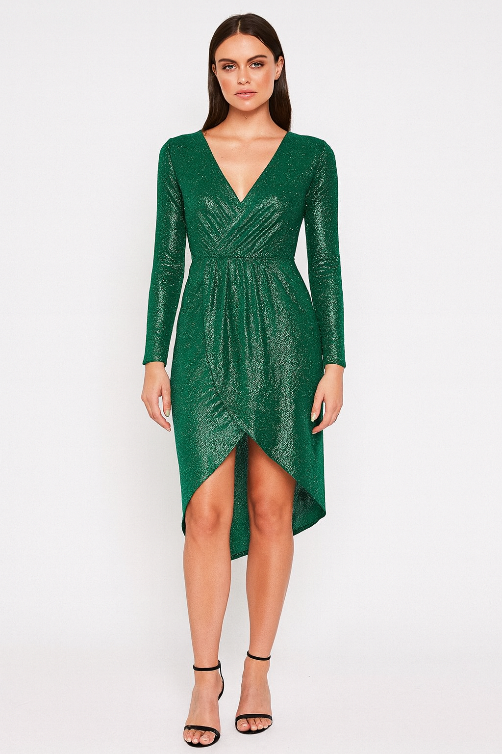Jelly | Women’s Long-Sleeve Sequin Evening Dress