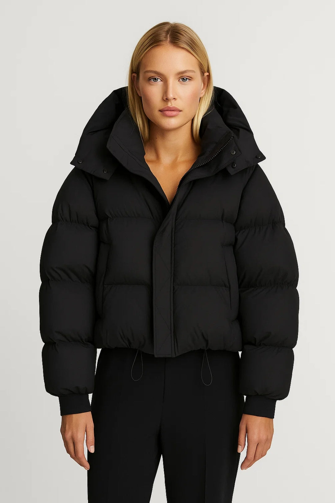 Hooded Puffer Coat for Women