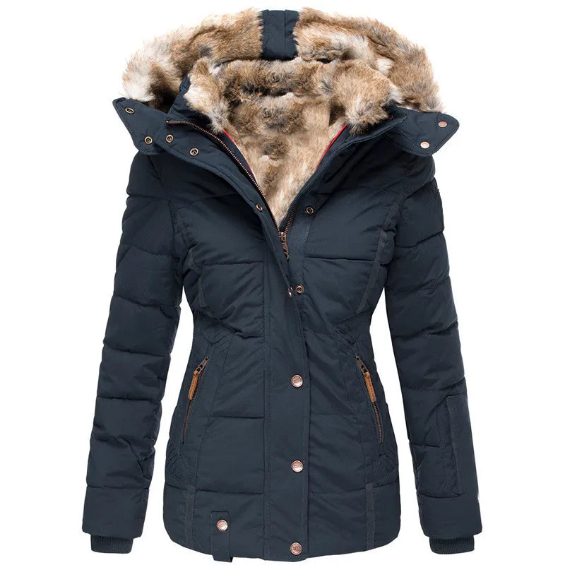Hooded Puffer Jacket for Women
