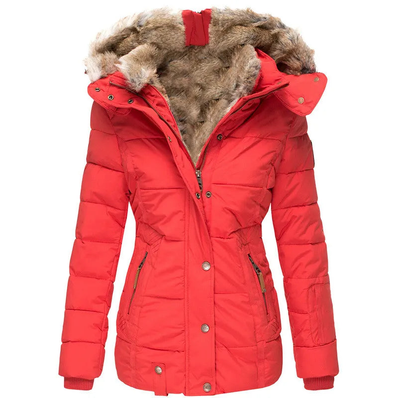 Hooded Puffer Jacket for Women