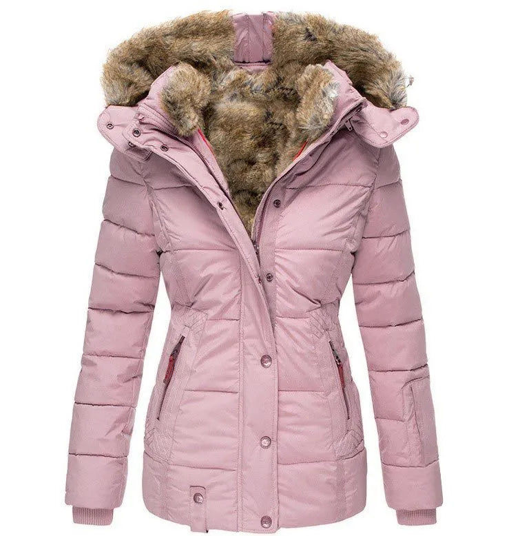 Hooded Puffer Jacket for Women