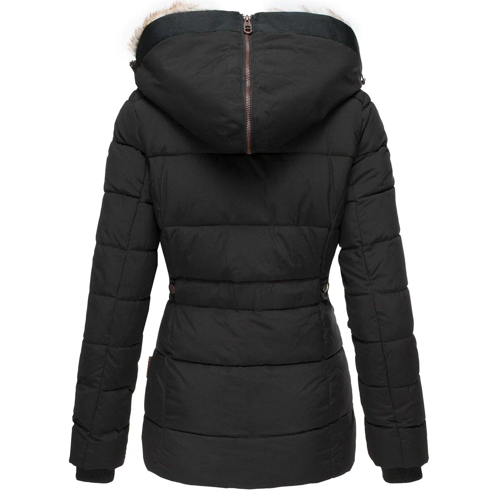 Hooded Puffer Jacket for Women