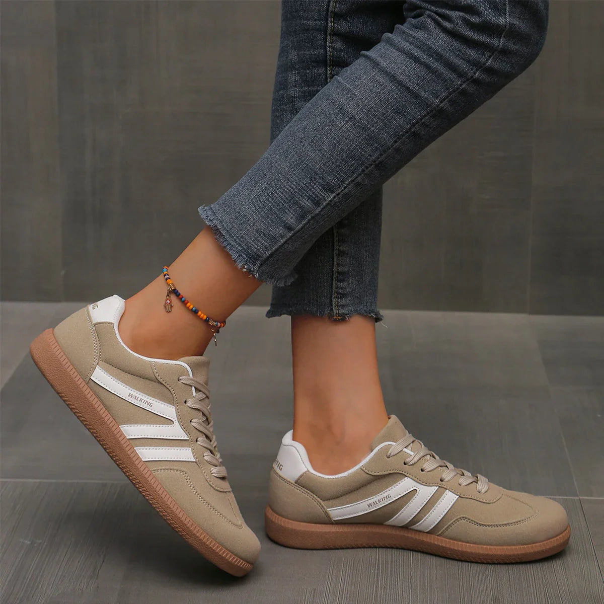 Women’s Lightweight Casual Trainers – Breathable Comfort Sneakers