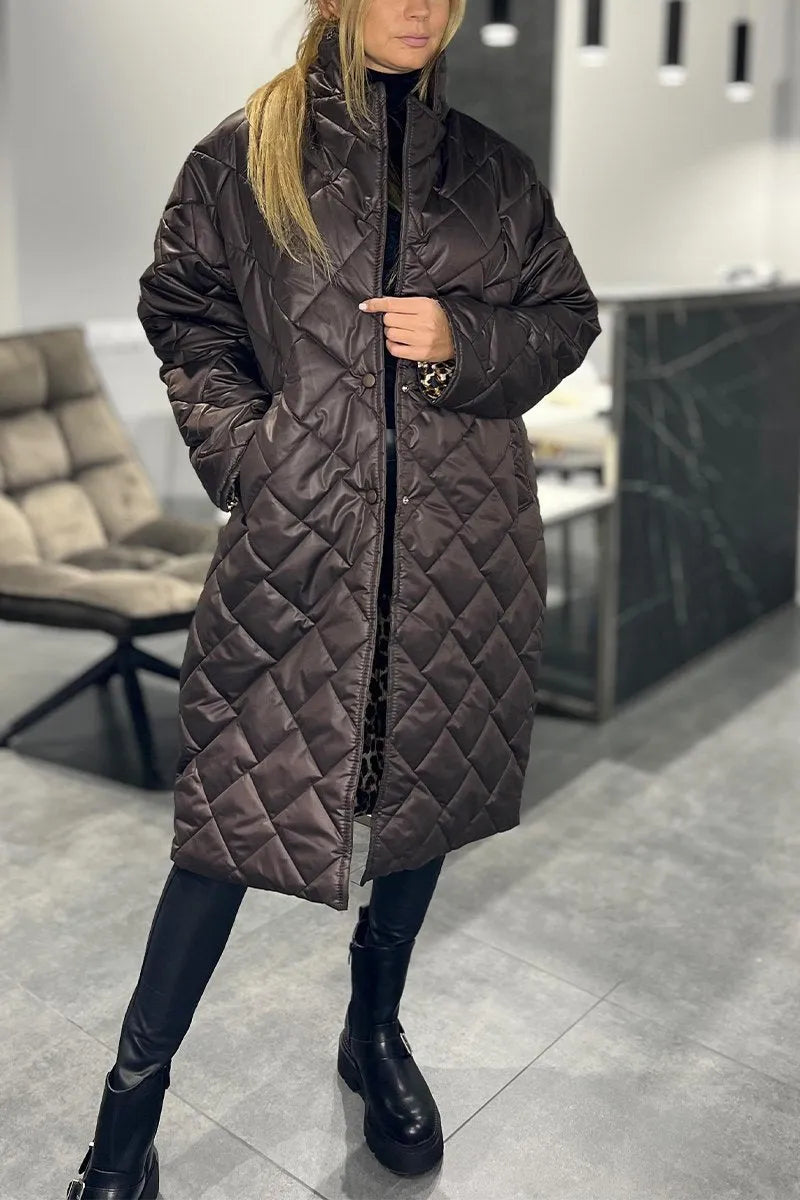 Lyka | Women’s Quilted Longline Coat