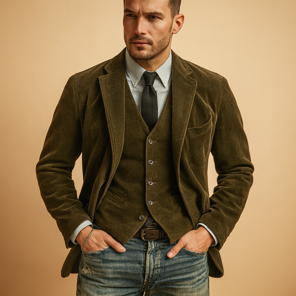 Maarten | Men’s Retro Corduroy Jacket