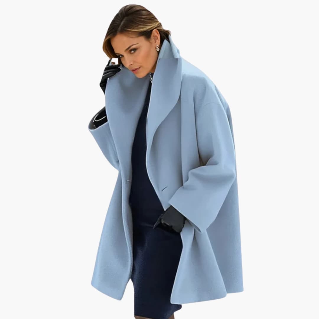 Oversized Cocoon Coat for Women