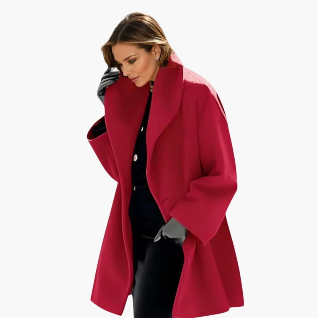 Oversized Cocoon Coat for Women