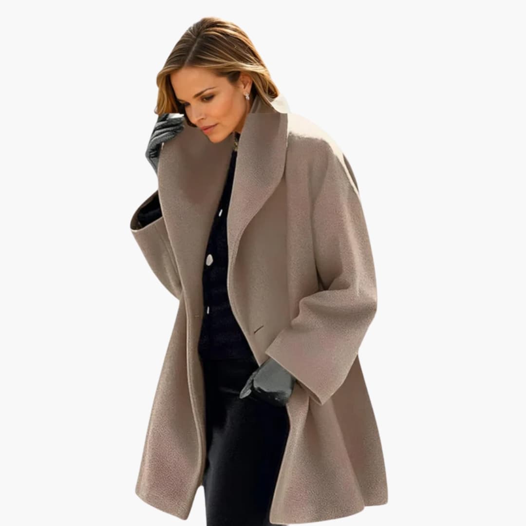 Oversized Cocoon Coat for Women