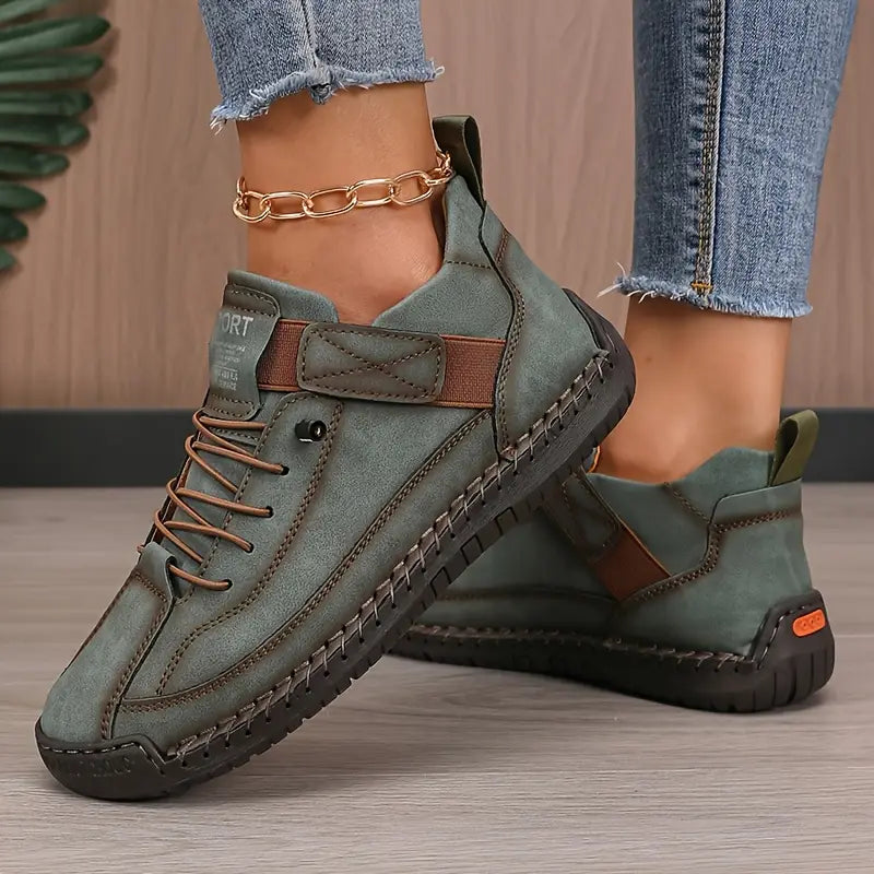 Women’s Orthopedic Slip-On Sneakers – Lightweight Supportive Walking Shoes