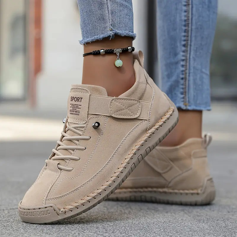 Women’s Orthopedic Slip-On Sneakers – Lightweight Supportive Walking Shoes