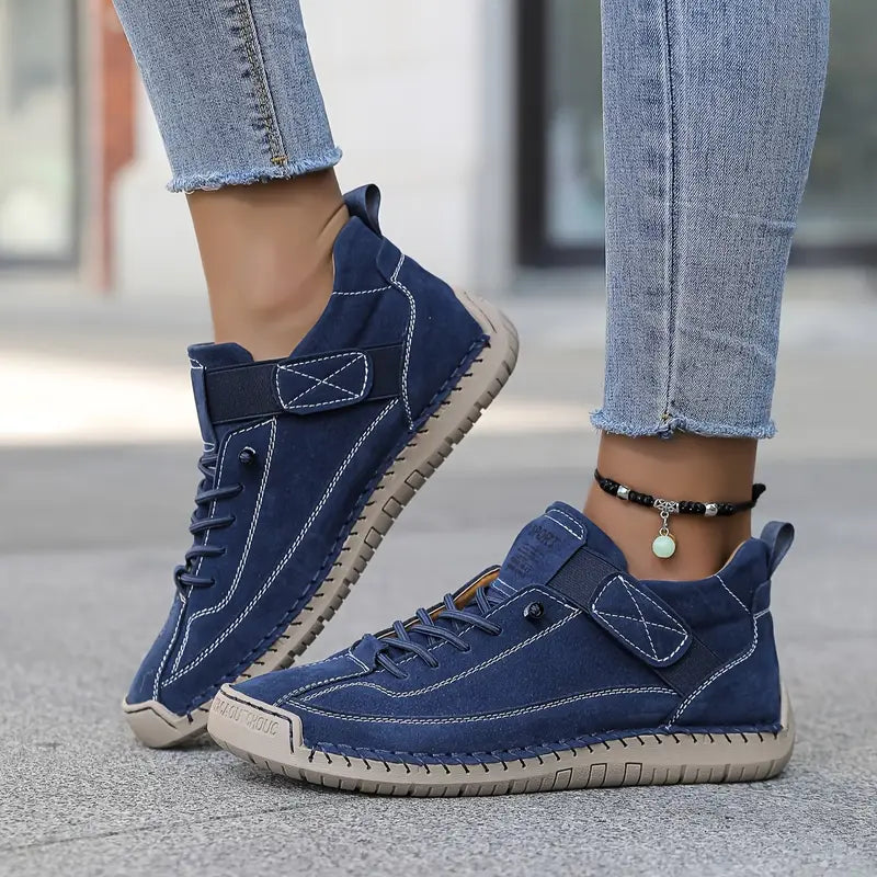 Women’s Orthopedic Slip-On Sneakers – Lightweight Supportive Walking Shoes