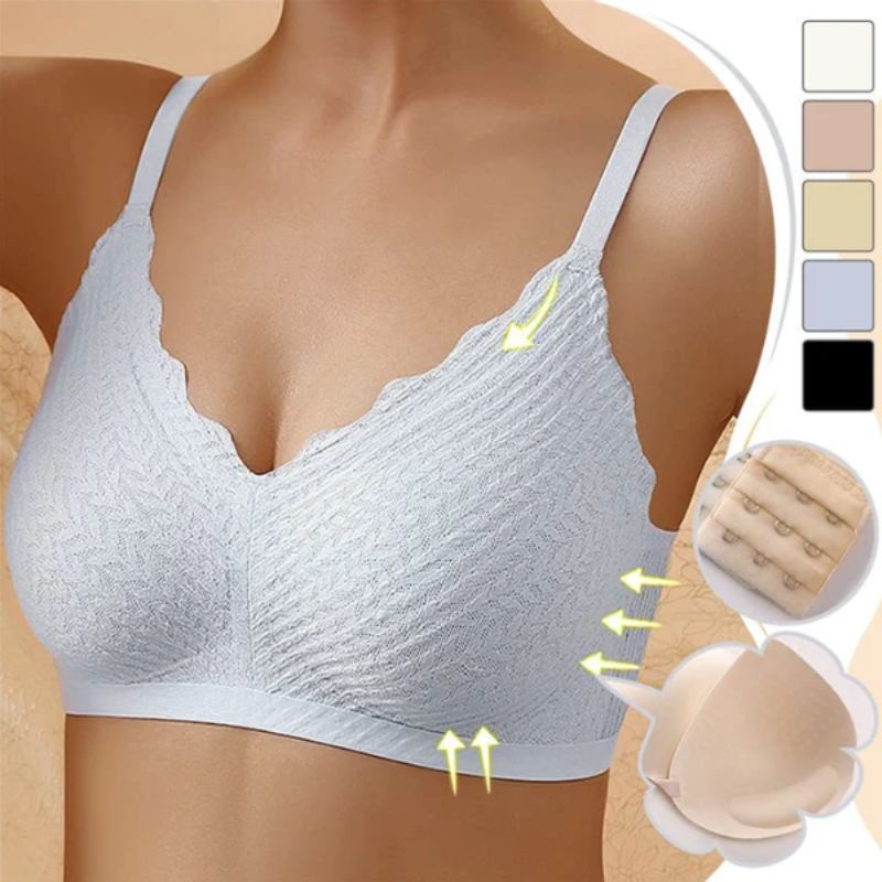 Wireless Bra for Women – Comfortable Support Bra with Adjustable Band for Everyday Wear