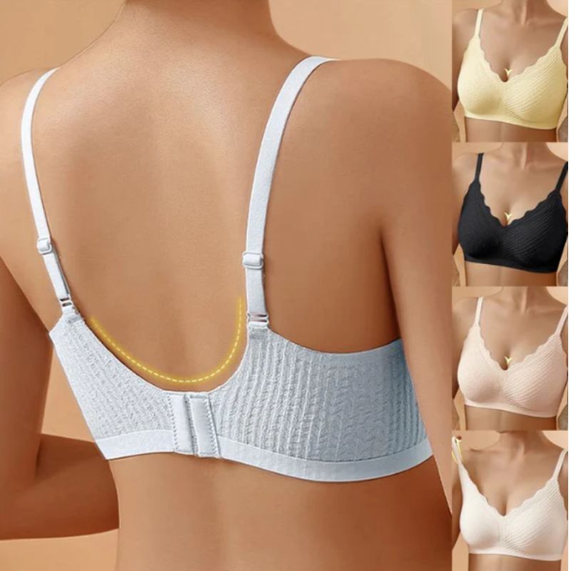 Wireless Bra for Women – Comfortable Support Bra with Adjustable Band for Everyday Wear
