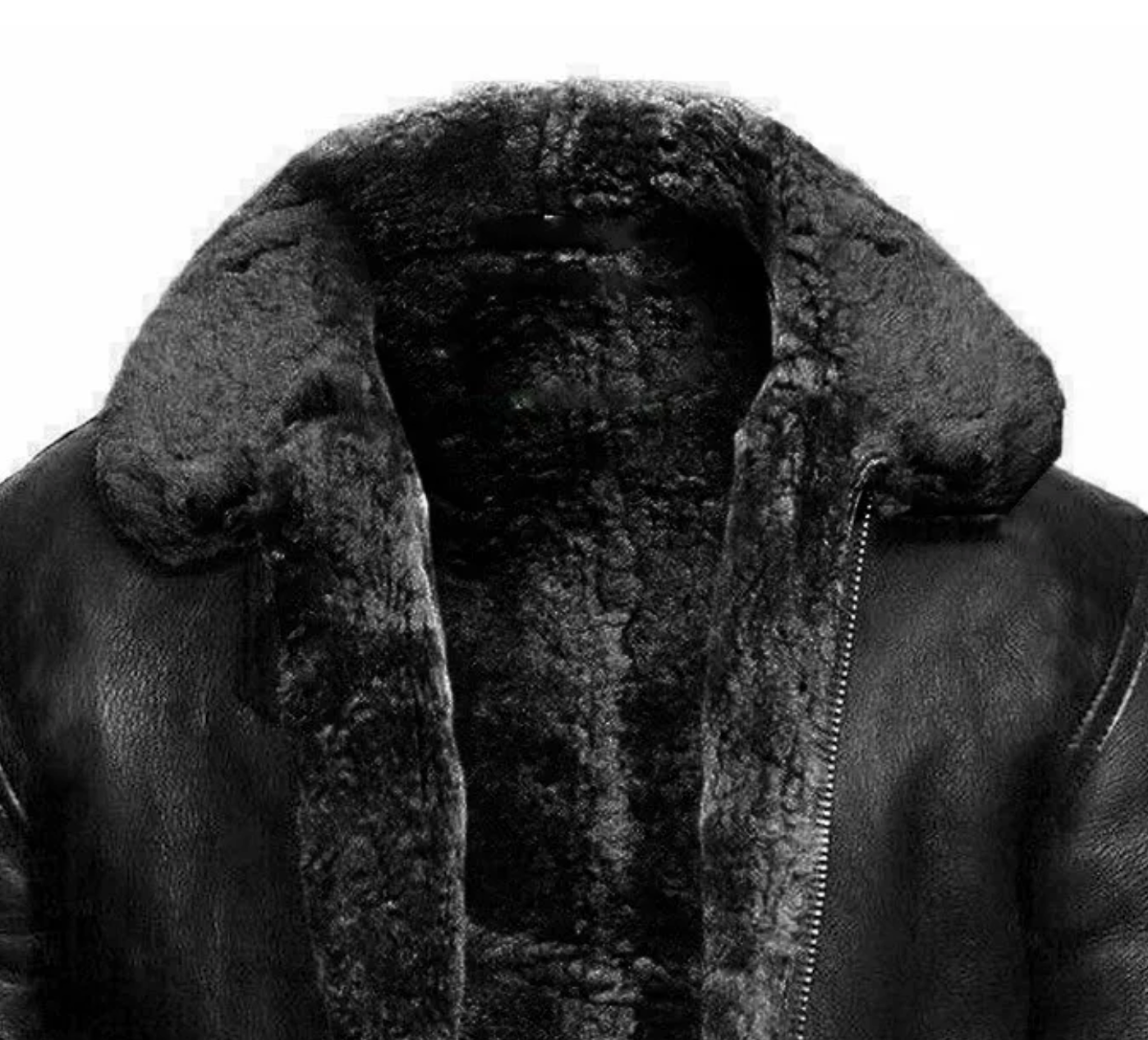 Noah | Men’s Black Shearling Leather Jacket