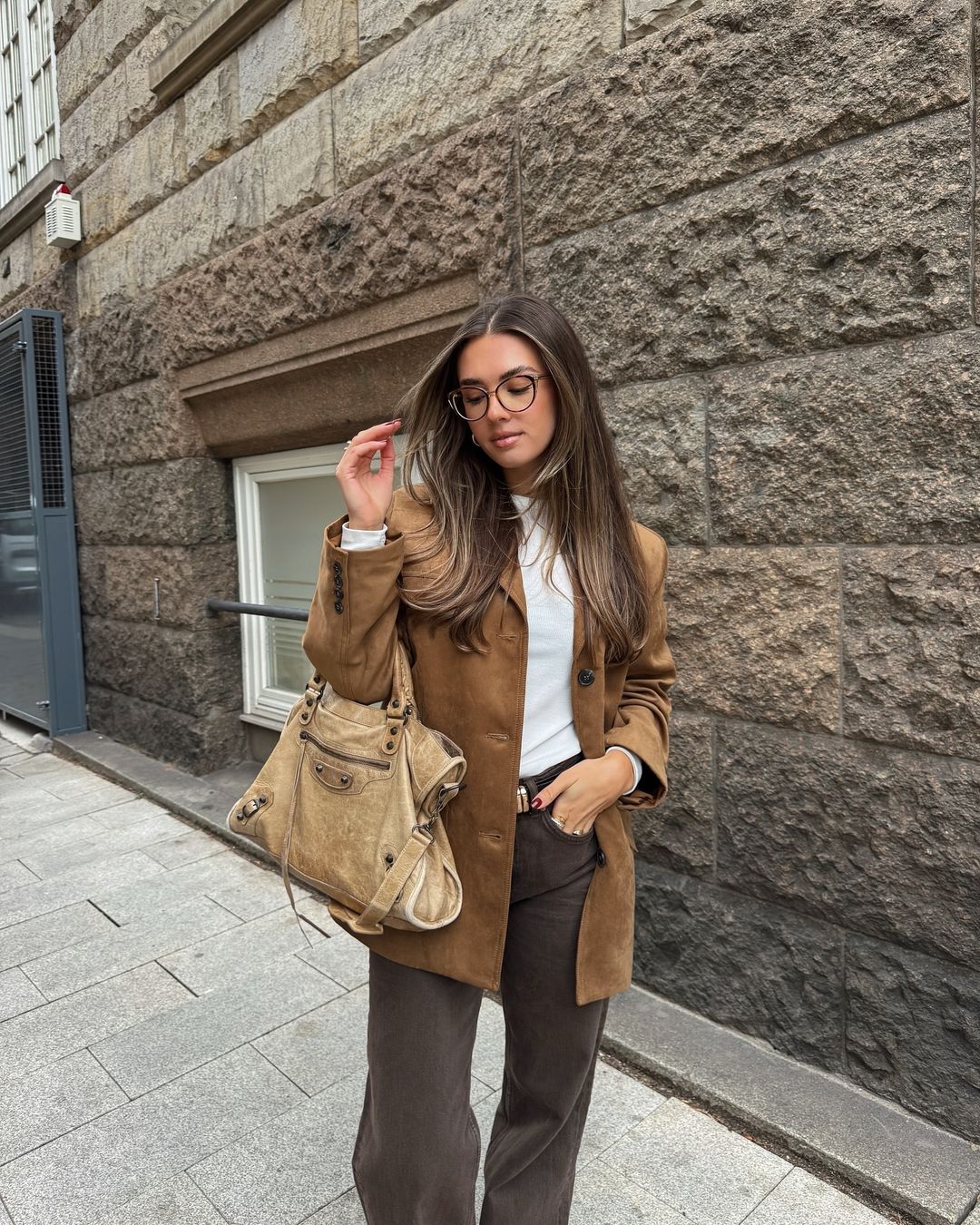 Women’s Notch Lapel Blazer – Structured Straight-Fit for Effortless Layering