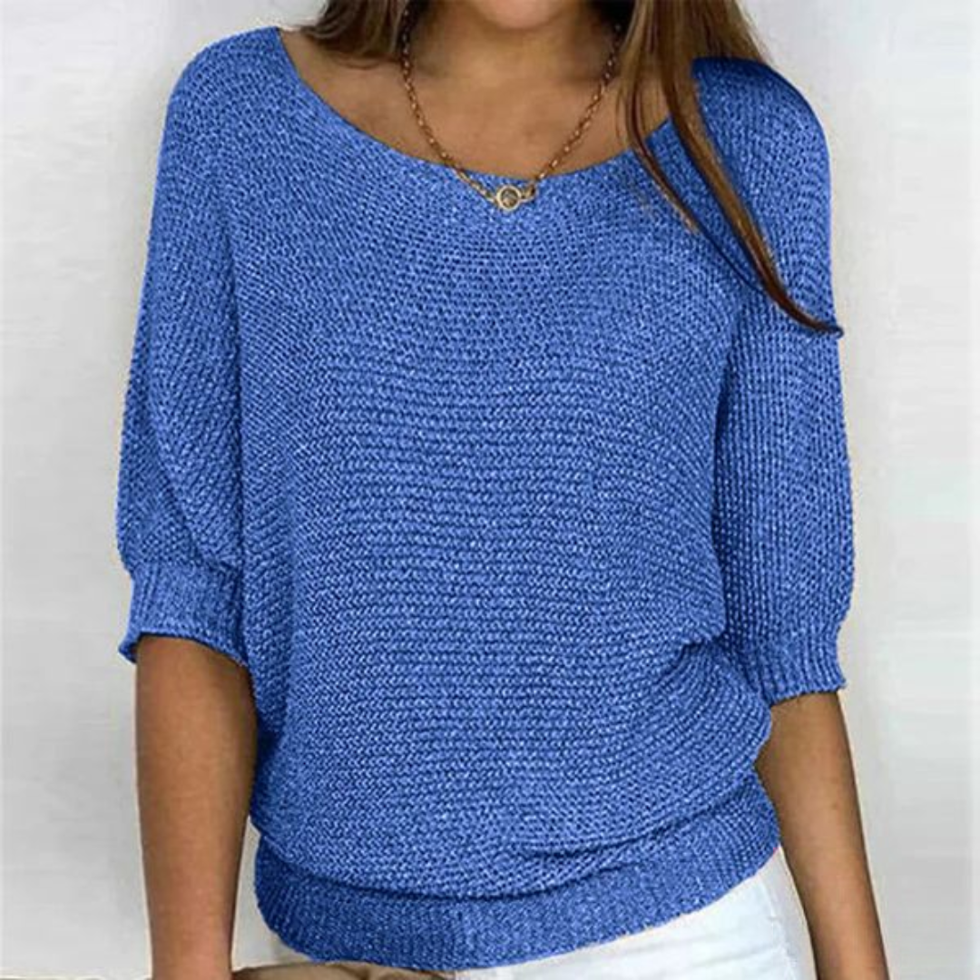 Batwing Sleeve Sweater | Lightweight & Stylish | Relaxed Fit