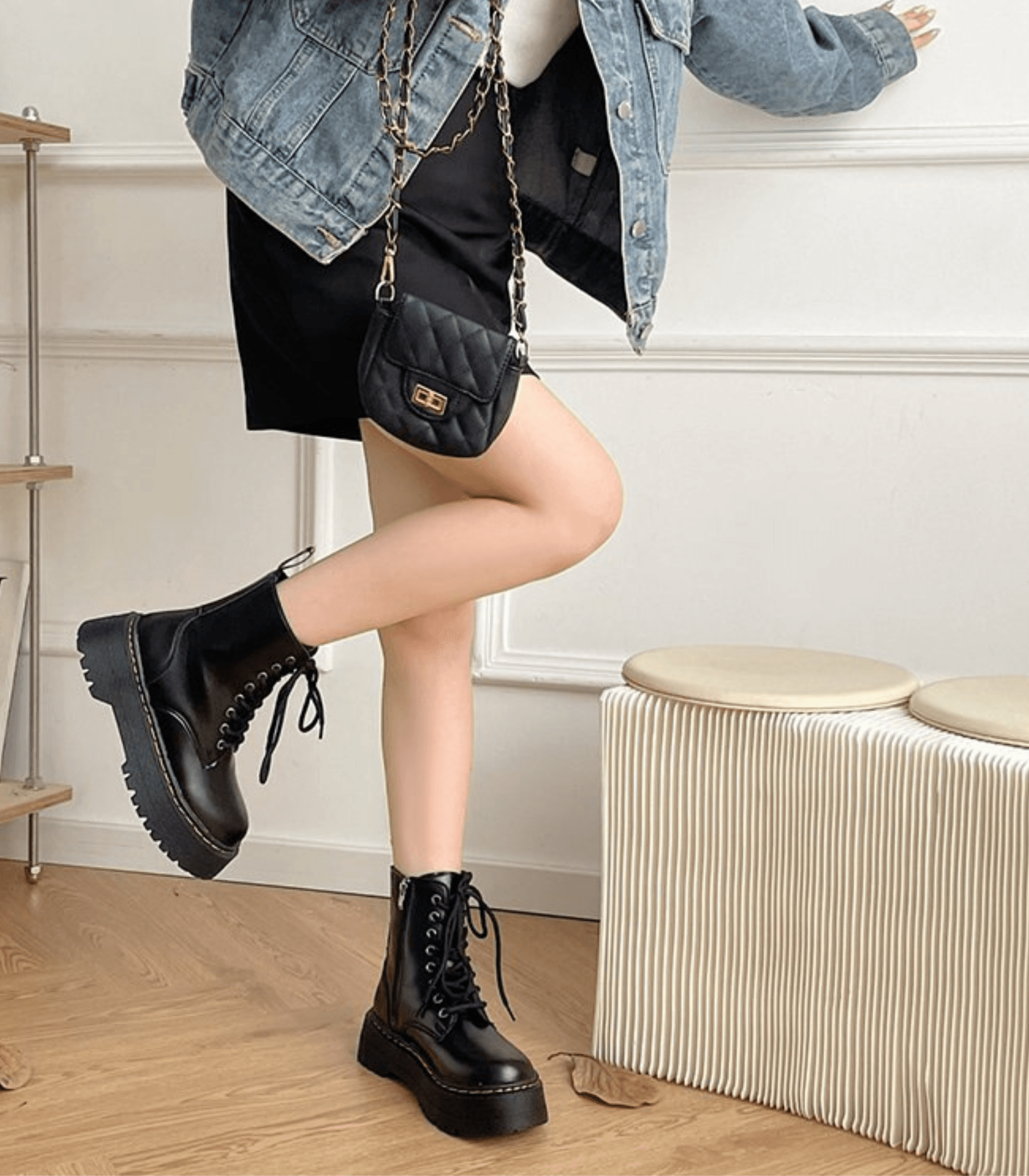 Perry | Women’s Chunky Leather Platform Boots