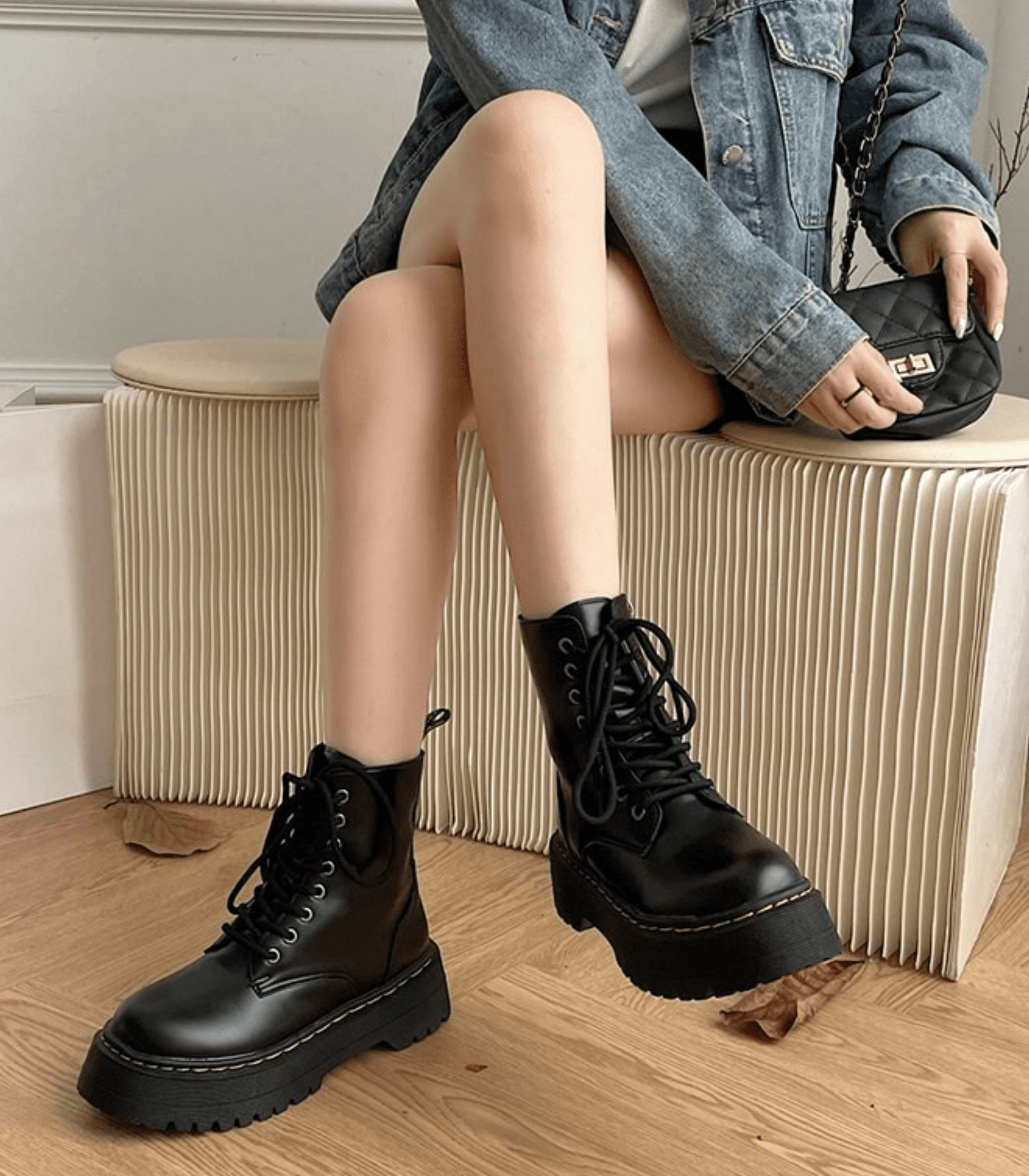 Perry | Women’s Chunky Leather Platform Boots