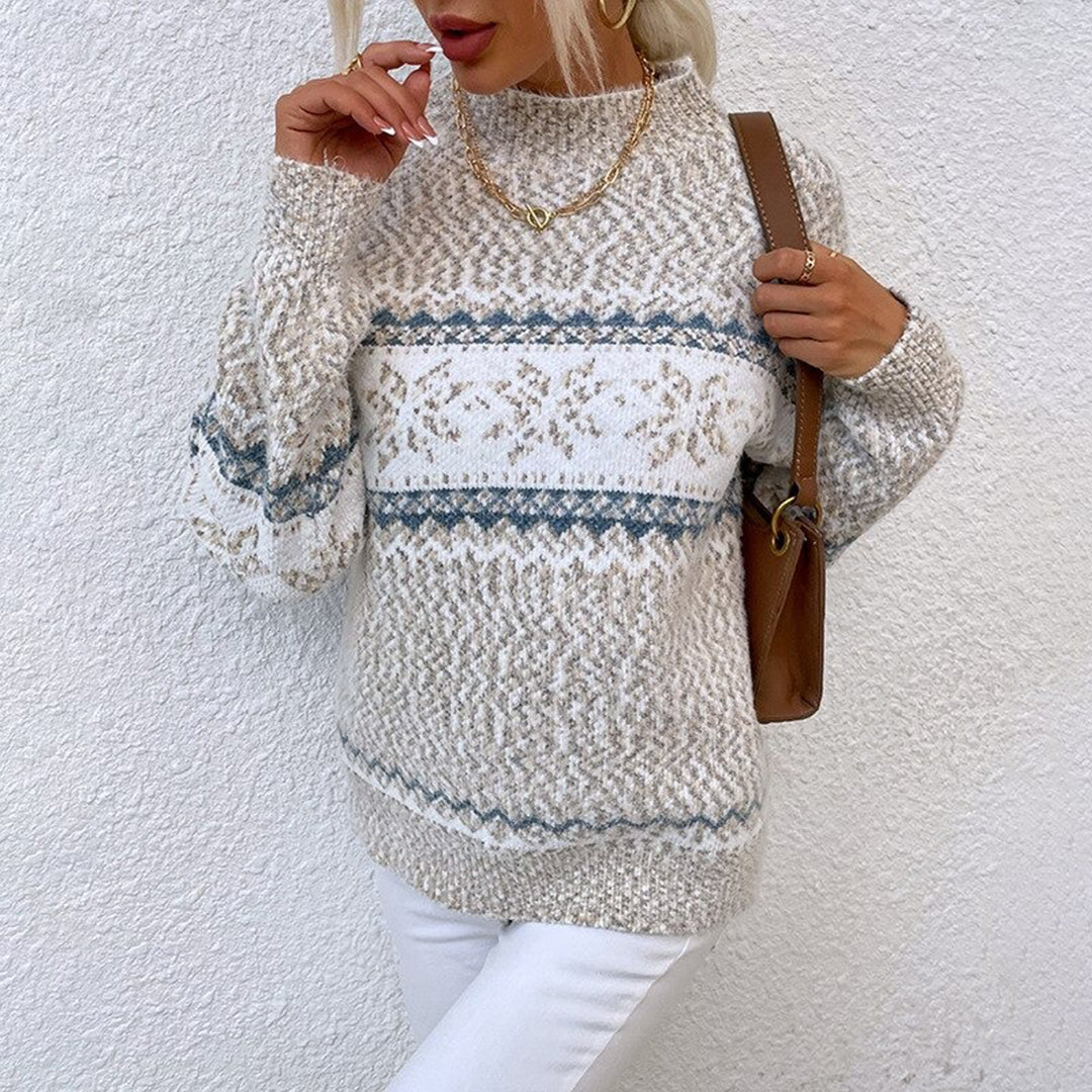 Fair Isle Crewneck Sweater for Women