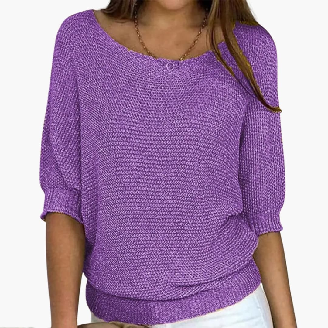 Scoop Neck Blouse for Women