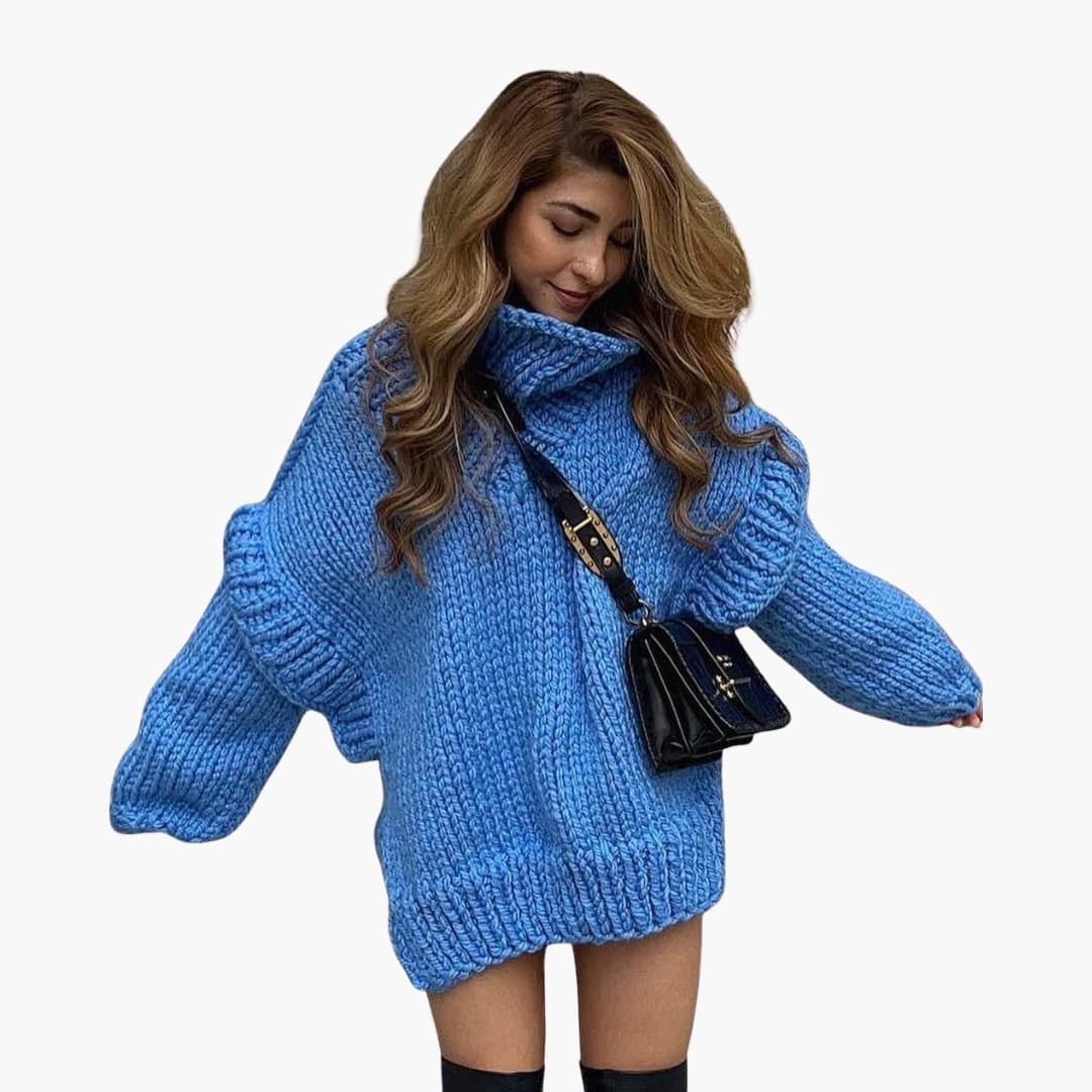 Oversized Turtleneck Sweater for Women