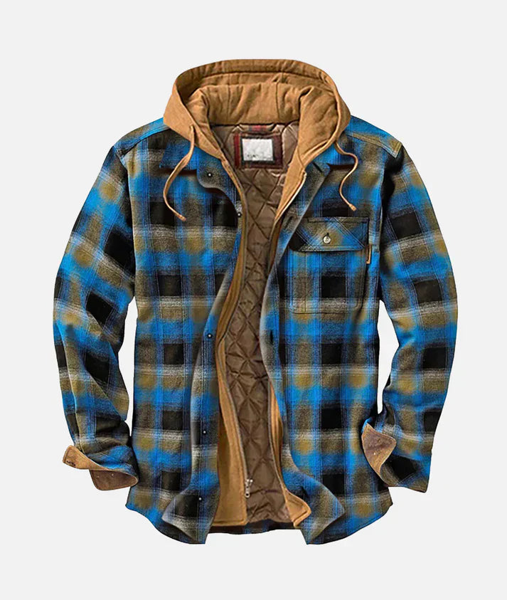 Reveur | Women’s Plaid Hooded Jacket