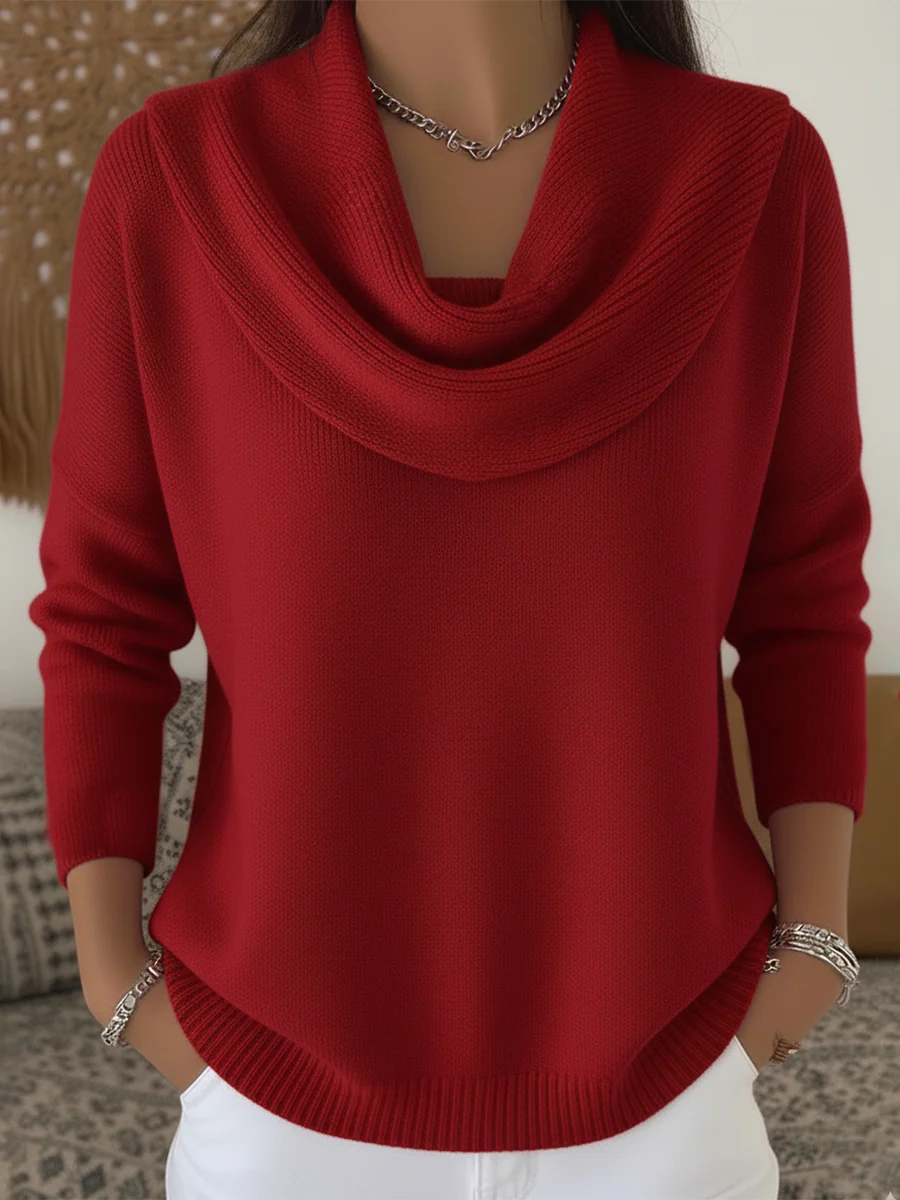 Ruffle Collar Long Sleeve Top for Women – Fitted Elegant Shirt for Everyday and Dressy Wear
