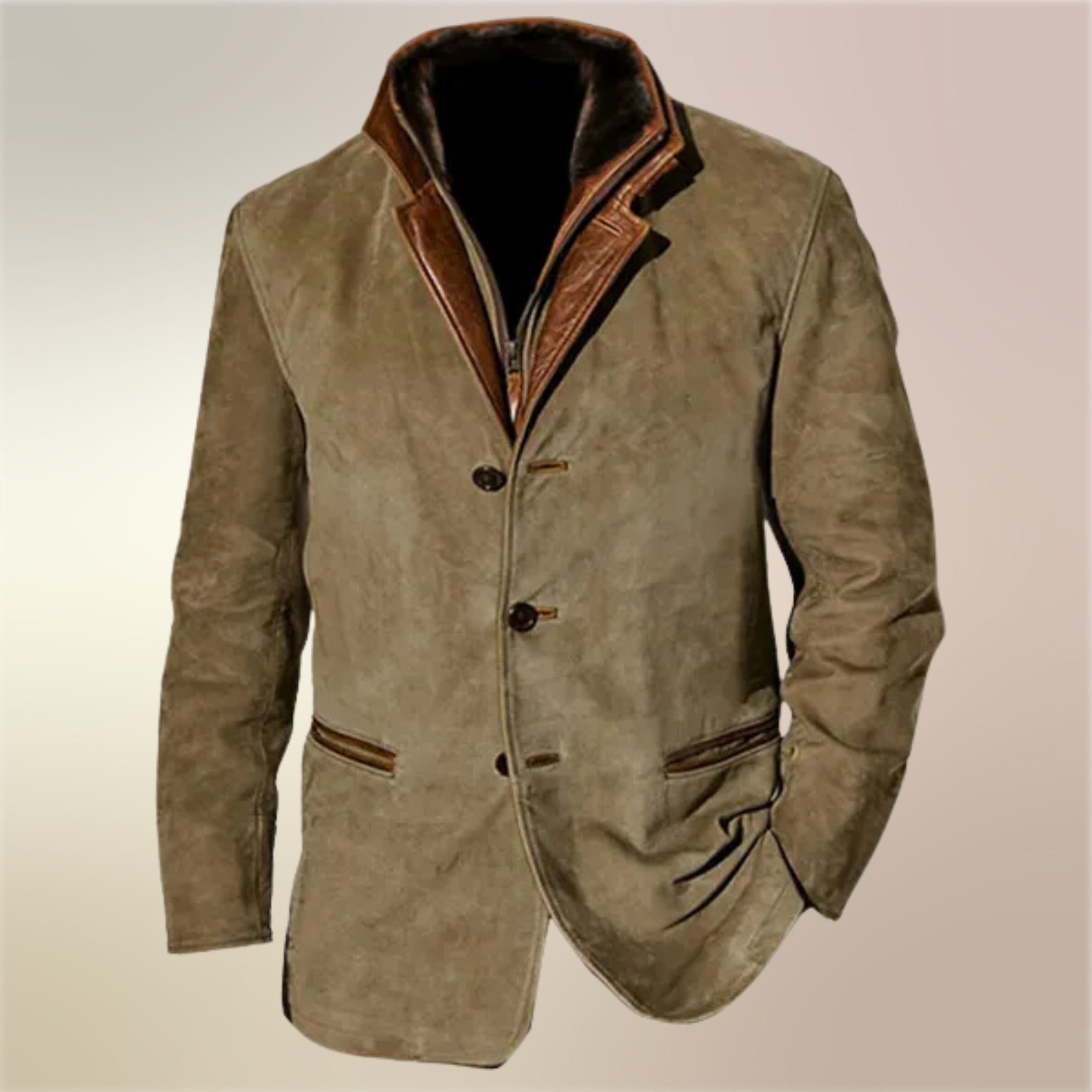 Ricardo | Men’s Suede Leather Blazer