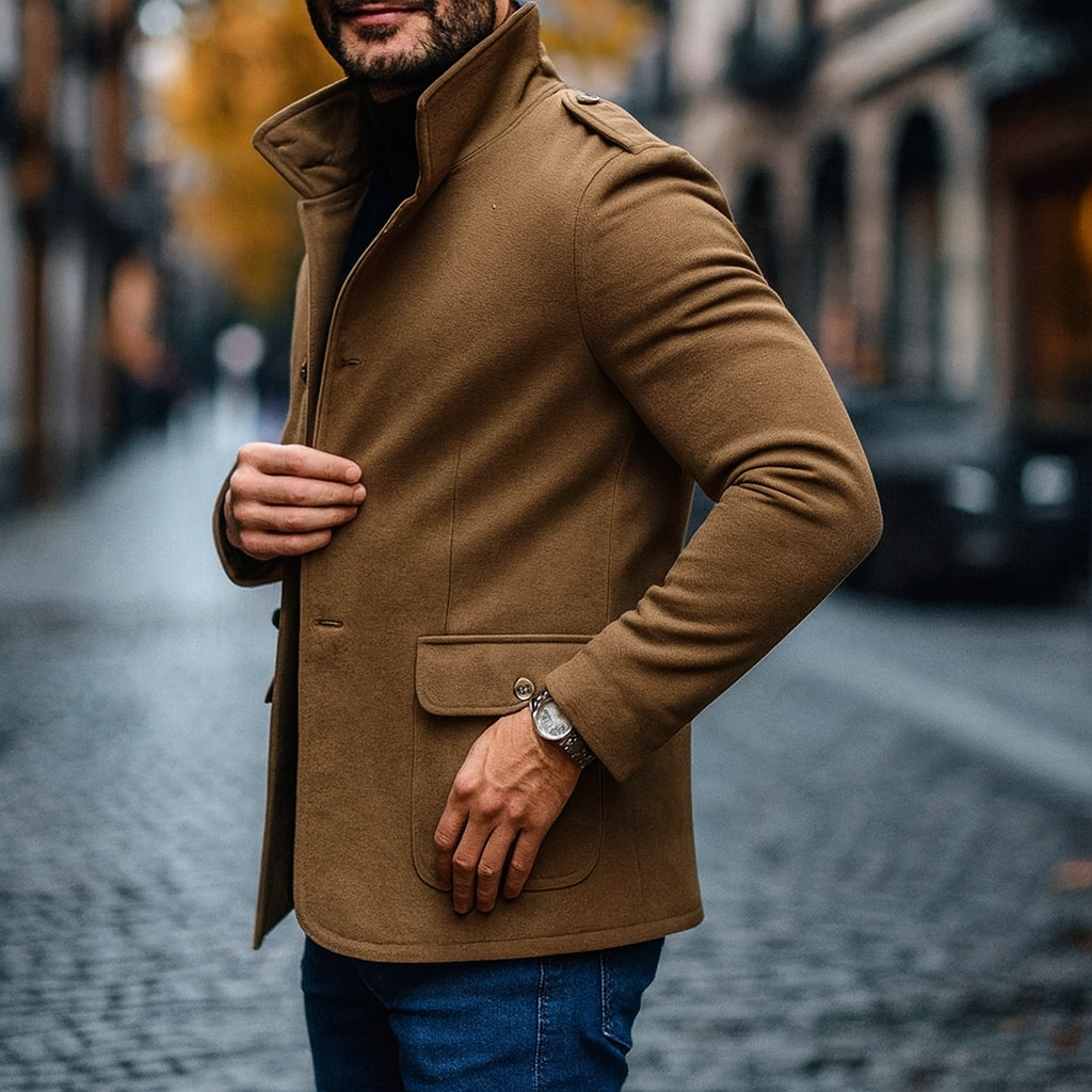 Romeo | Men’s Wool Tailored Overcoat