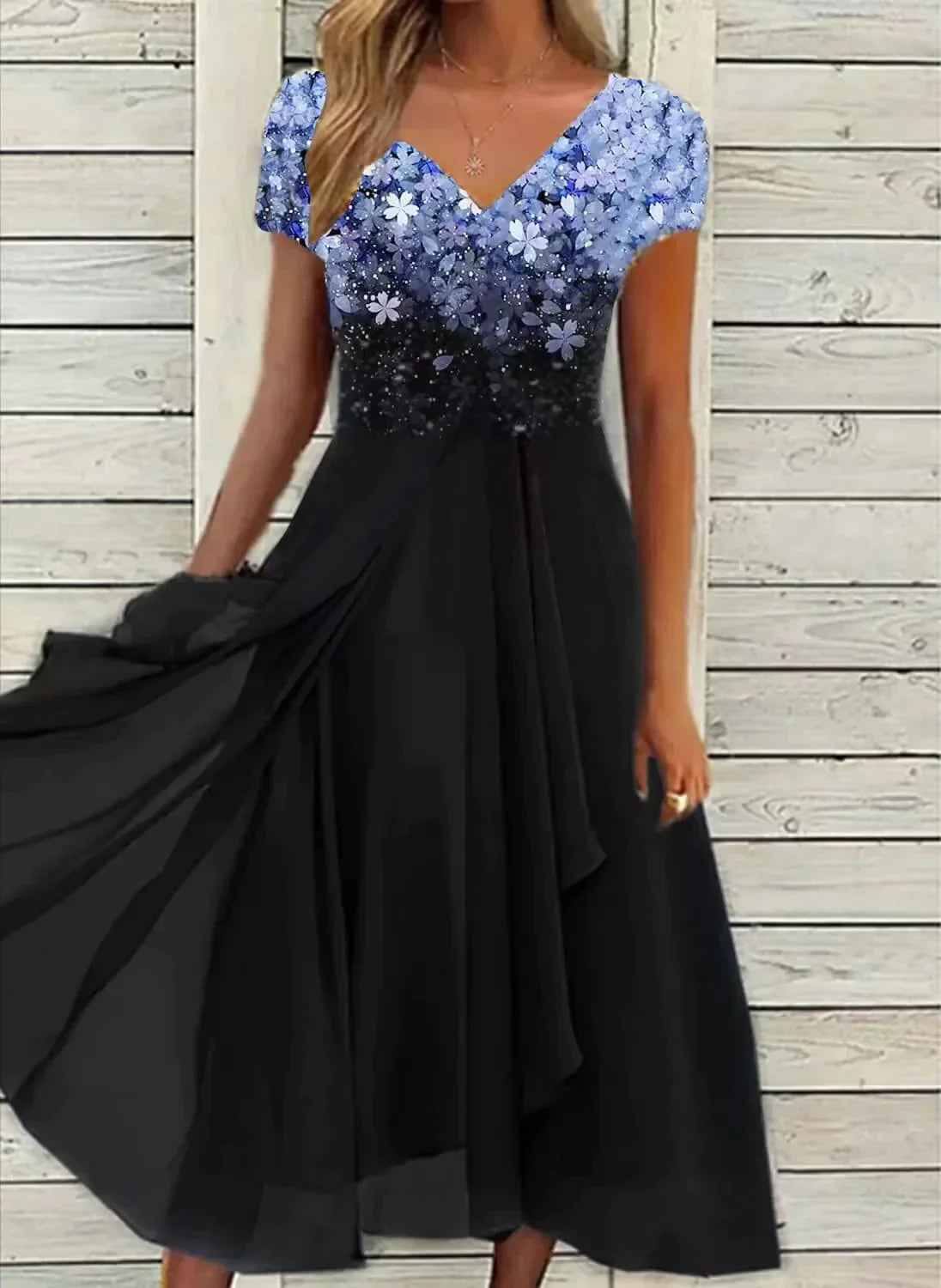 Elegant Chiffon Evening Gown for Women