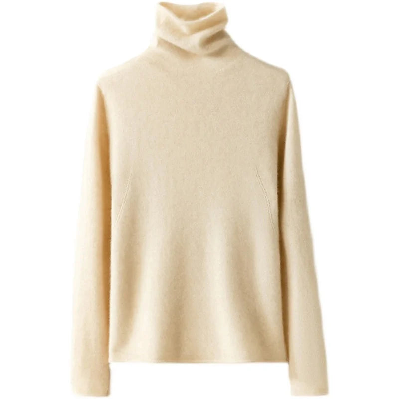 Cashmere Turtleneck Jumper – Soft Luxury Knit for Effortless Everyday Elegance