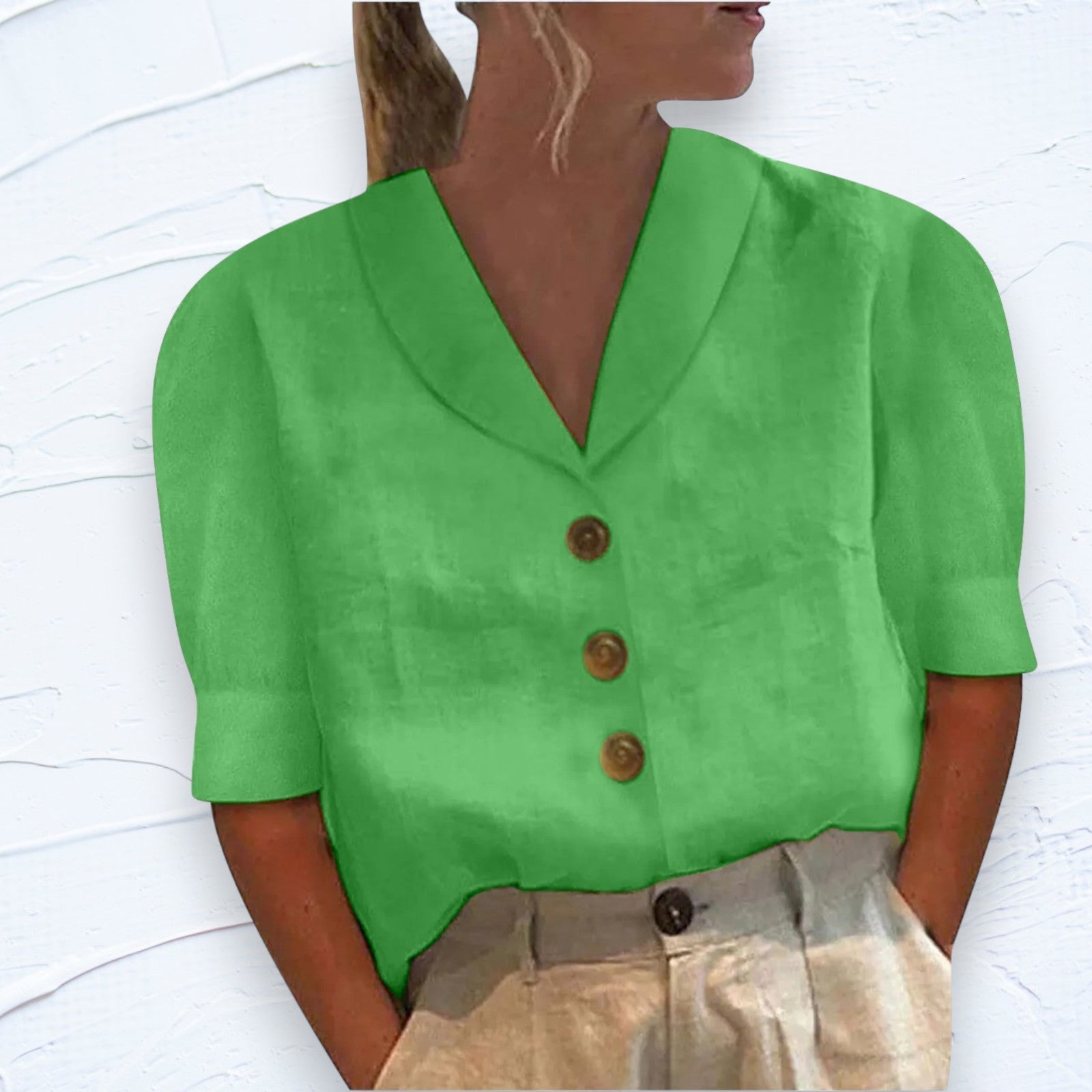 Elegant linen top - Eryn