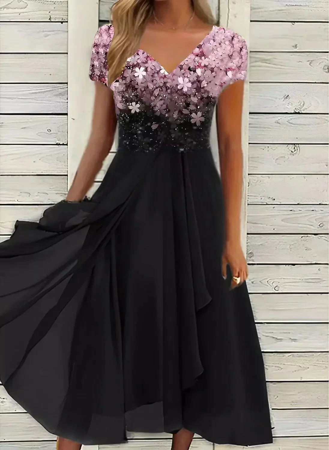 Elegant Chiffon Evening Gown for Women