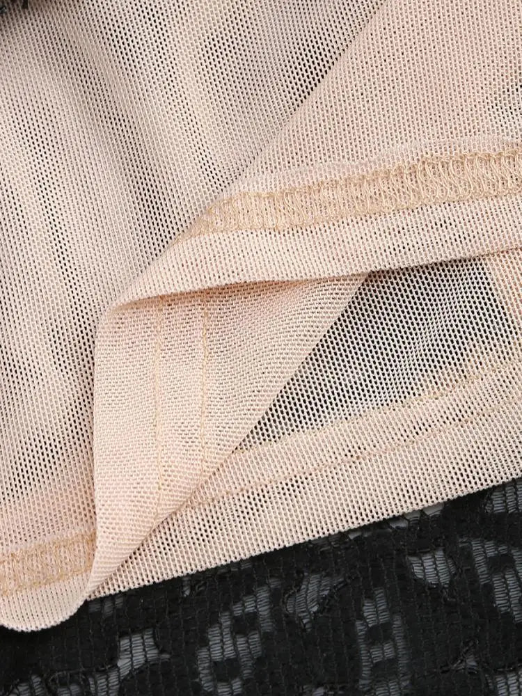 Elegant Lace Corset Mini Dress